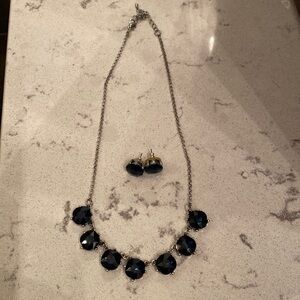 Necklace and earrings